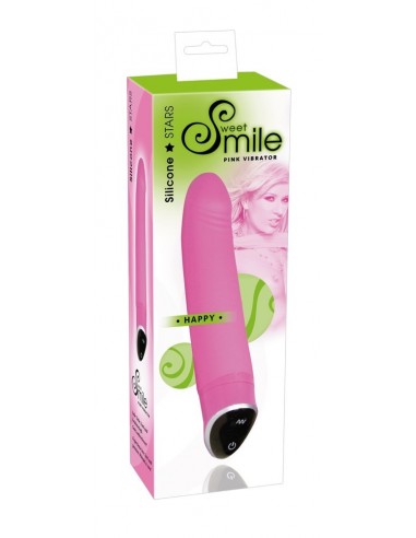 Smile Happy Dildo Vibrator - Pink