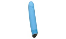 Smile Happy Dildo Vibrator - Blå