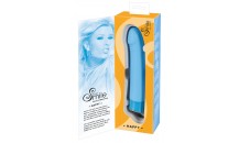 Smile Happy Dildo Vibrator - Blå