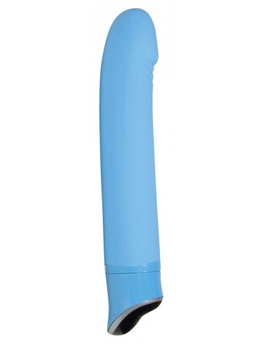 Smile Happy Dildo Vibrator - Blå