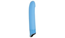Smile Happy Dildo Vibrator - Blå