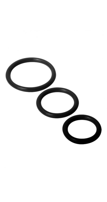 Trinity Silicone Cock Rings