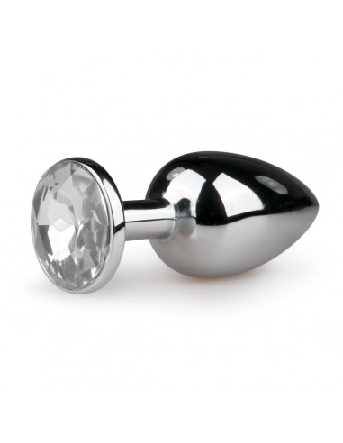 Metal Butt Plug - Med Klar Diamant