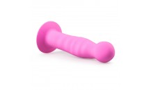 Silicone Suction Cup Dildo - Pink