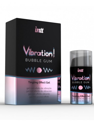 Vibration! Bubble Gum Tingling Gel - 15 ML
