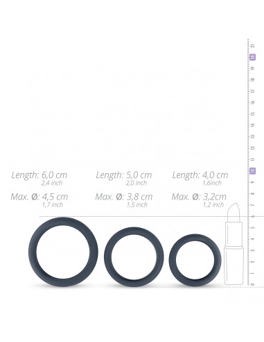 BONERS - Penisring sæt - 3 Stk