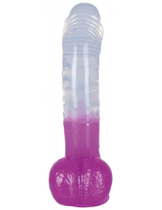 Ready Mate Dildo - 17Cm - Klar/Lilla 2