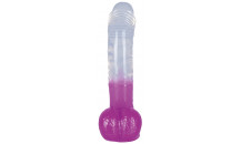 Ready Mate Dildo - 17Cm - Klar/Lilla