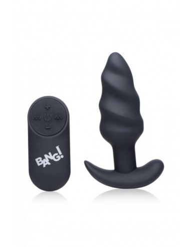 Bang! Swirl Vibrerende Anal Plug Med...