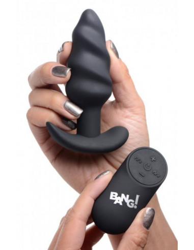 Bang! Swirl Vibrerende Anal Plug Med...