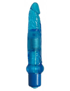 Jelly Anal - Dildo Med Vibrator - Blå 2
