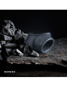 Boners Silikone Penisring - Grå 2
