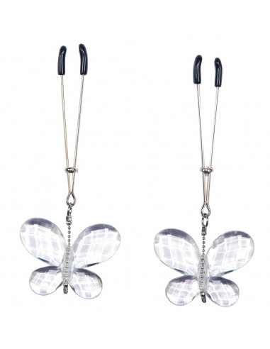 Sommerfugle Brystvorte Klemmer - Sølv