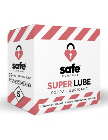 SAFE - Kondomer M. Ekstra Glidecreme-...