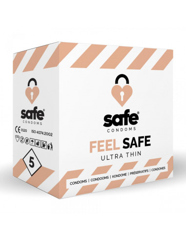 SAFE - Kondomer - Ultratynde - 5 stk