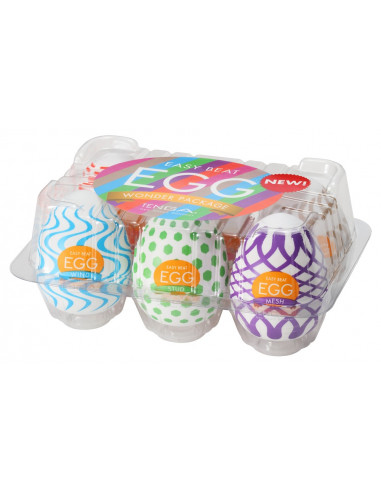 Tenga - Egg Wonder - Pakke Med 6 Stk