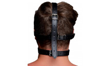 STRICT- Kinky Justerbar Maske Sele + Gagball