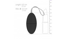 Easytoys - Remote Control Vibrating Egg - Black