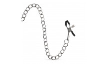 Easytoys - Læder Gagball Med Klemmer - Sort