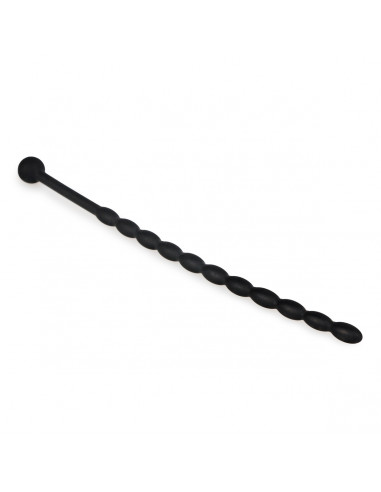 SINNER GEAR - Ribbet Silikone Dilator - Sort