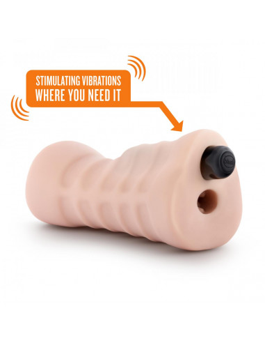 M For Men - Angie Masturbator Med Vibrator - Mund