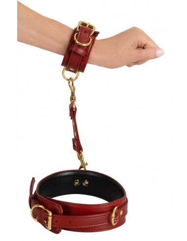 Bad Kitty - Hånd & Lår Lænker - Rød/Guld