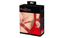 Bad Kitty - Hånd & Lår Lænker - Rød/Guld