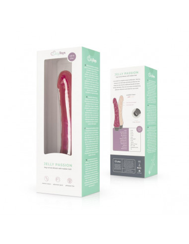 Jelly Passion - Realistic Vibrator - Pink