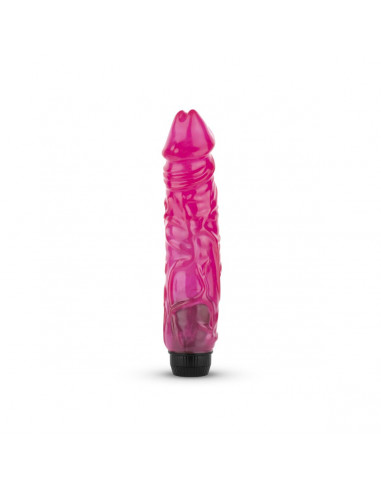 Jelly Supreme - Realistic Vibrator - Pink/Glitter