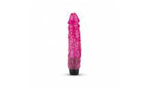 Jelly Supreme - Realistic Vibrator - Pink/Glitter