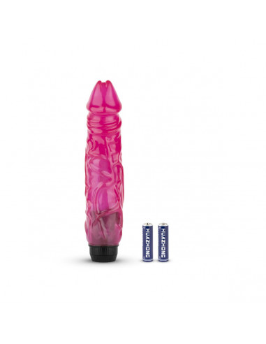 Jelly Supreme - Realistic Vibrator - Pink/Glitter
