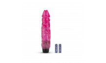 Jelly Supreme - Realistic Vibrator - Pink/Glitter