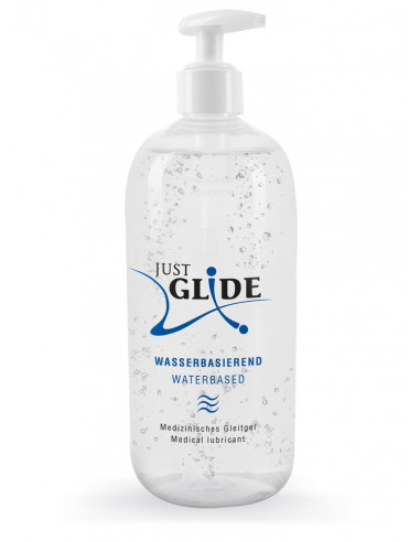 Just Glide Glidecreme - Vandbaseret - 500 ML