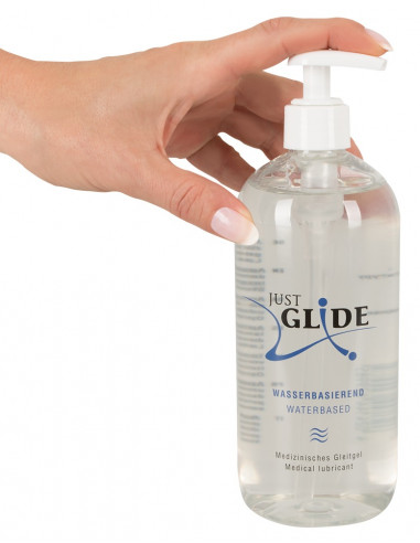 Just Glide Glidecreme - Vandbaseret - 500 ML