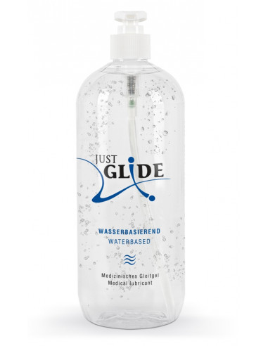 Just Glide Glidecreme - Vandbaseret - 1000 ML