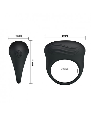 Pretty Love - Bertram - Penis Ring - Sort