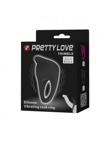 Pretty Love - Thimble - Penis Ring - Sort