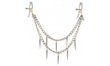 FETISH - Rock Hard Nippel Kæde - Sølv