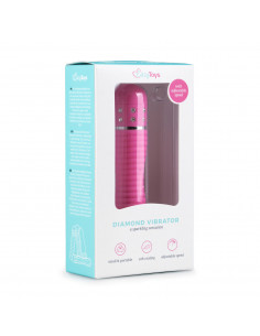 Love Diamond - Vibrator Med Riller - Pink 2