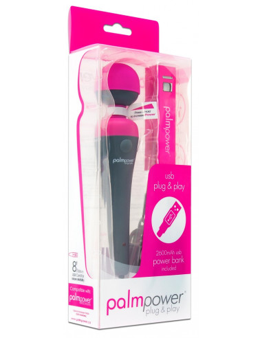PalmPower - Plug & Play - Grå/Pink