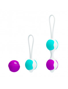 Pretty Love - Ogasmic Balls Set - Lilla/Blå 2