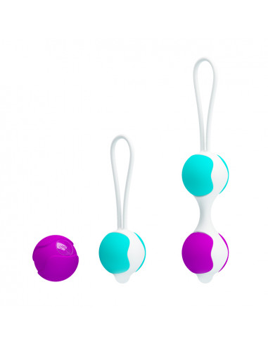 Pretty Love - Ogasmic Balls Set - Lilla/Blå
