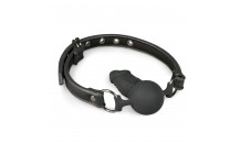 Easytoys - Gag Ball Med Silikone Penis - Sort