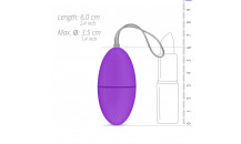 Easytoys - Remote Control Vibrating Egg - Lilla