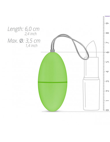 Easytoys - Remote Control Vibrating Egg - Grøn