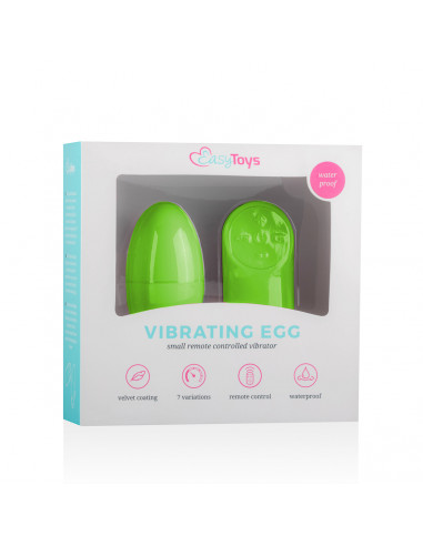 Easytoys - Remote Control Vibrating Egg - Grøn