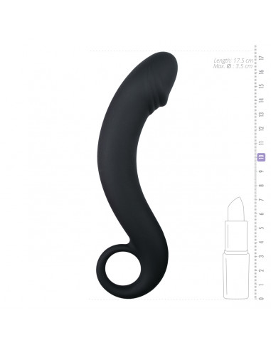 Easytoys - Curved Dong -  Prostate Dildo - Sort