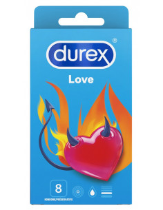 DUREX - Love - Latex Kondomer - 8 Stk