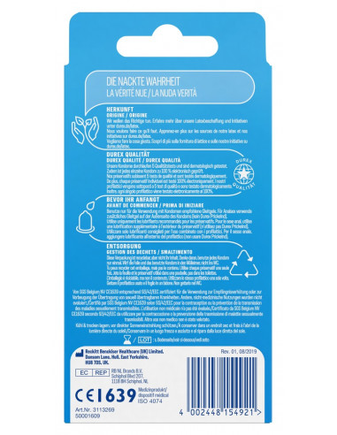 DUREX - Love - Latex Kondomer - 8 Stk