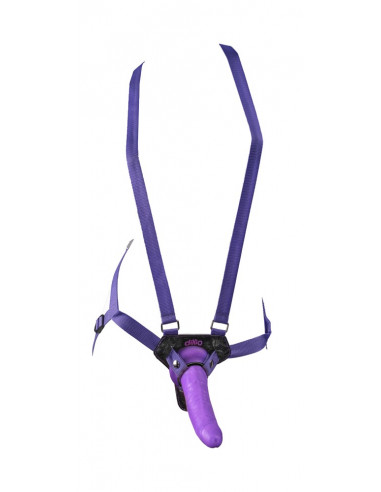DILLIO - Strap-on Suspender Harness - 7" - Lilla